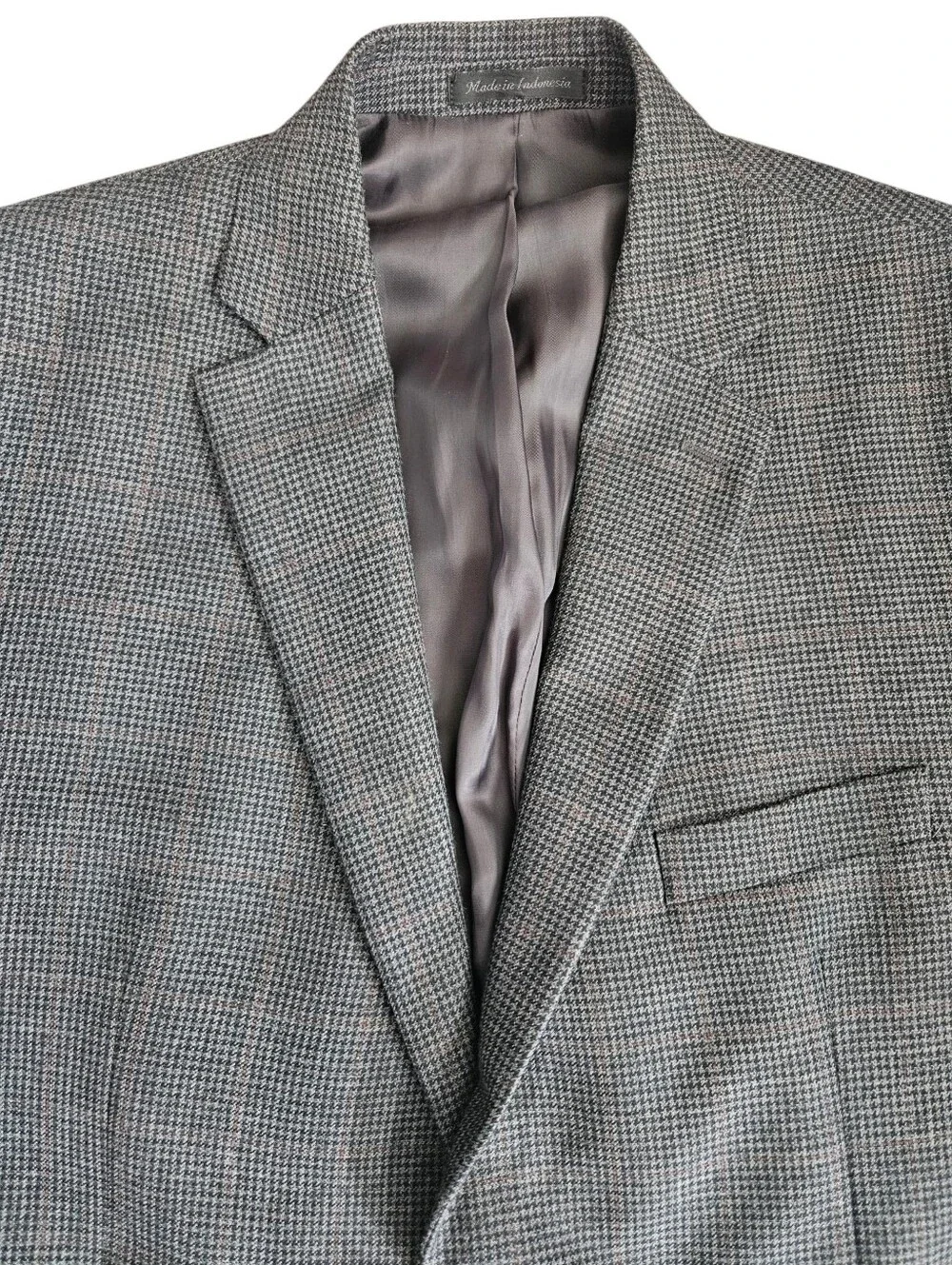 Lauren Ralph Lauren Blazer Mens 44S Grey Notch Lapel Elbow Patch Sport Coat